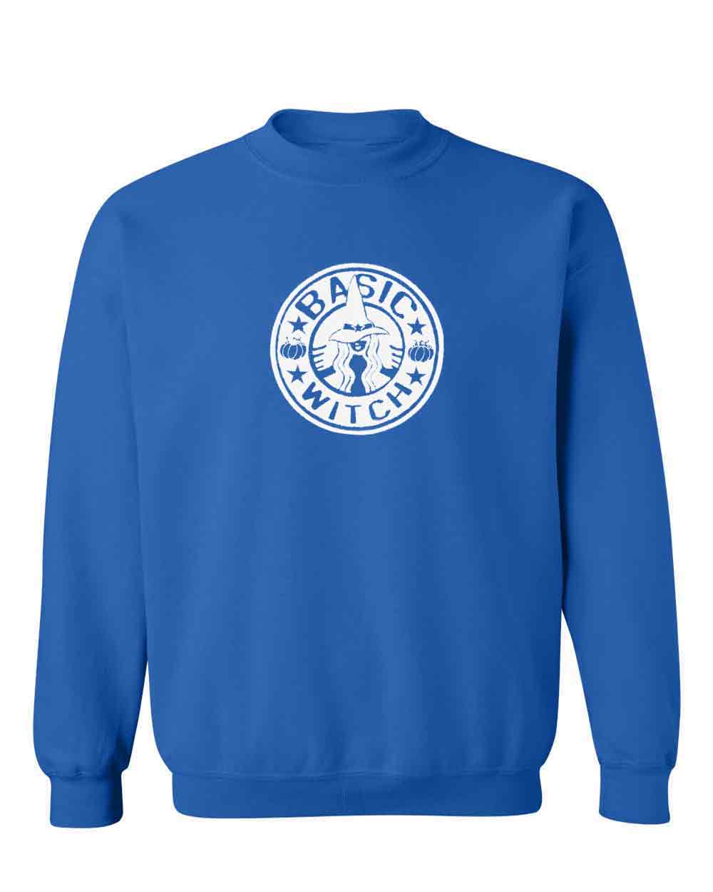 Basic Witch (White) on Pullover Sweatie