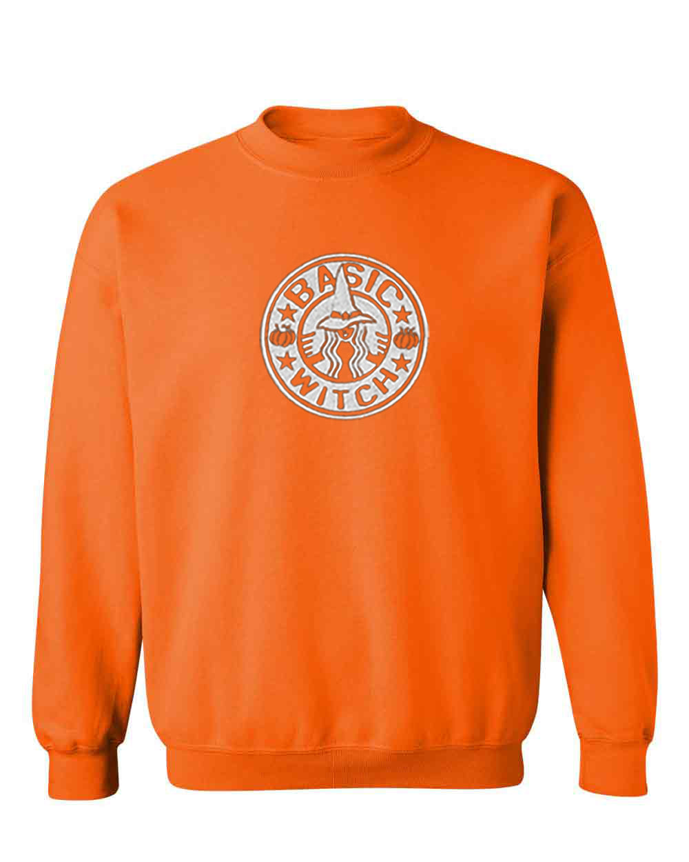 Basic Witch (White) on Pullover Sweatie