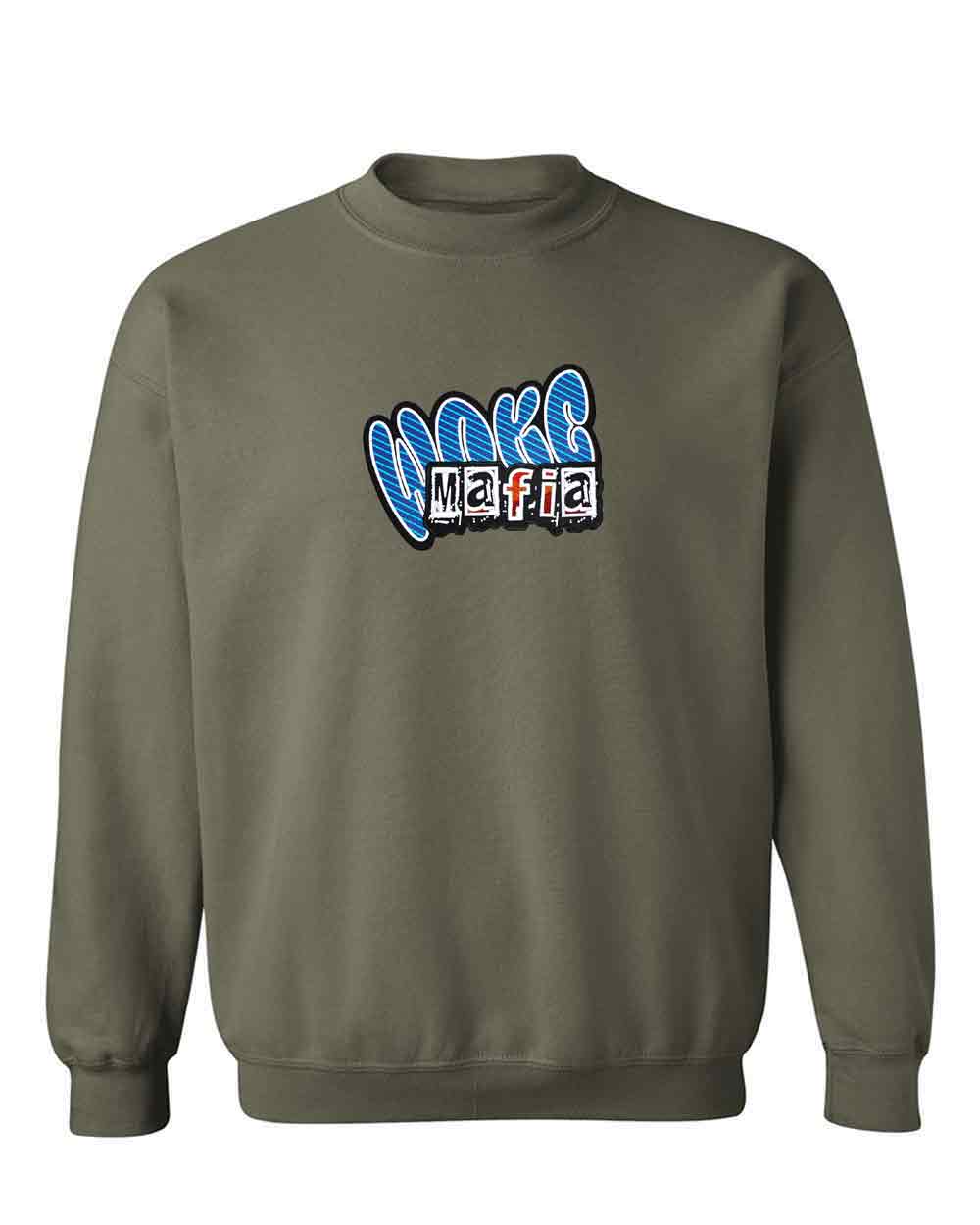 Woke Mafia Graffiti on Pullover Hoddie