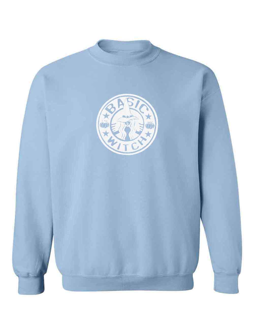 Basic Witch (White) on Pullover Sweatie