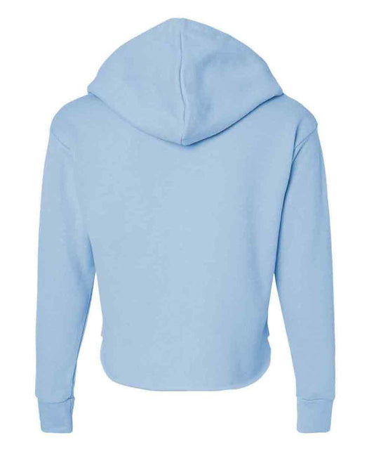 Got Your Back on Cali Sueded Raw Edge Cropped Pullover Hoodie