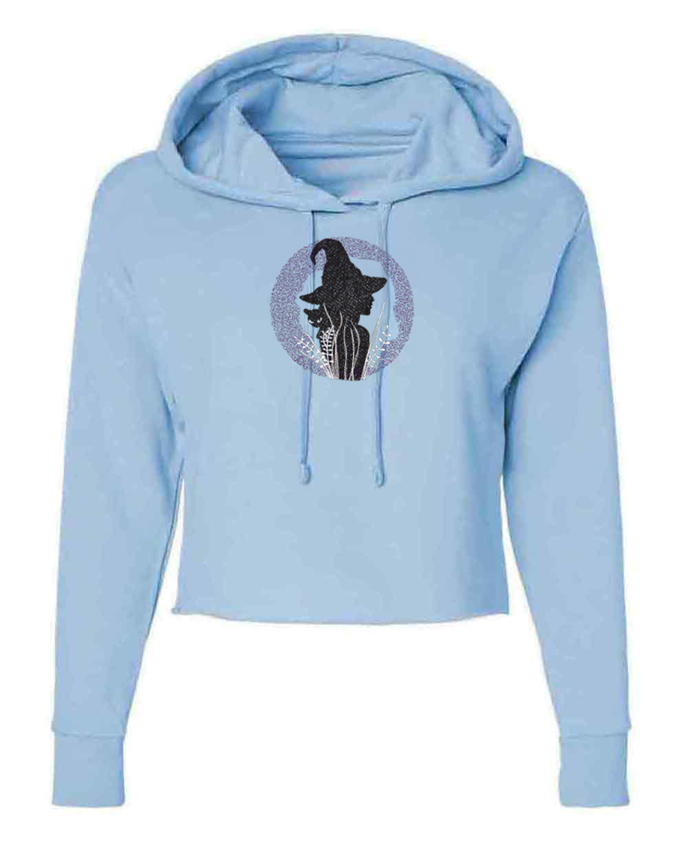 Got Your Back on Cali Sueded Raw Edge Cropped Pullover Hoodie
